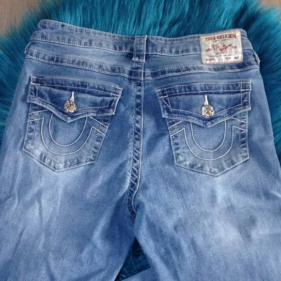 VINTAGE True Religion Women's jeans. Jenny Curvy, Y2K, Retro, Classic Girlhood - Picture 3 of 6